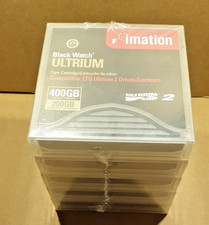 Lot of 5 LTO 2 Ultrium Tape Cassette Cartridges 200/400GB (SONY/IMATION) picture