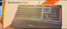 SteelSeries Apex 3 Wired RGB Illuminated Water Resistant Gaming Keyboard Black picture