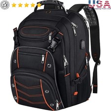 Large Travel Laptop Backpack Gaming TSA Friendly RFID USB Charge Water Resistant picture