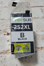 FreeSub 252XL Black (B) Ink Cartridge for Epson in Sealed Packaging picture