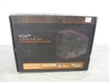 VOX N1 External Hard Drive NAS Storage USB 2.0 & RJ45 Case Only Black picture