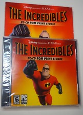 The Incredibles PC-CD ROM Disney Pixar Print Studio 2005 Windows Clip Art picture