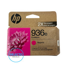 GENUINE HP 936e EvoMore MAGENTA INK 4S6V4LN OFFICEJET PRO 9120 SEALED BOX 2028 picture