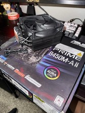 ASUS B450M-AII + Thermalright Assassin Spirit 120 EVO Black - Used  w/ IO Shield picture