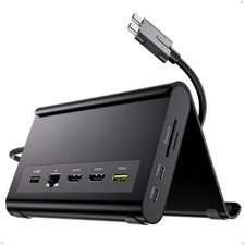 MacBook Docking - 2 Monitors, USB-C - 4K HDMI, 100W PD, Data Cards- Audio picture