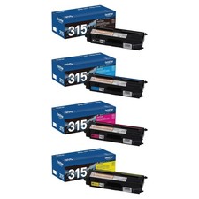 Brother TN315 High Yield Toner Set BK/C/M/Y Genuine HL-4570CDW MFC-9970CDW picture