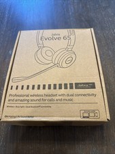 Jabra Evolve 65 SE UC Stereo Link380a Wireless Headset 6599-839-409 picture