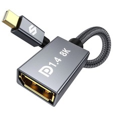 8K Mini DisplayPort To DP 1.4 Adapter HDR GSync FreeSync Thunderbolt 2 Laptop picture