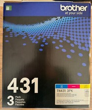 Brother TN-431 3PK, Cyan, Magenta, Yellow, Standard Yield, Model: TN4313PK picture