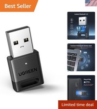 High-Speed USB Bluetooth 5.3 Adapter - Ideal for Windows PCs and Devices picture