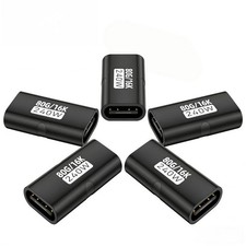 basecolors 5 Pack USB C Coupler, C Female to Adapter with Black picture