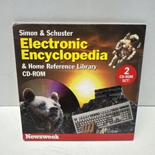 Simon & Schuster Electronic Encyclopedia Reference Library CD-ROM Newsweek XP 98 picture