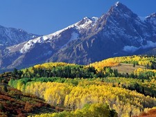 Landscape mountains fall forest national park colorado Custom Gaming Mat Desk picture