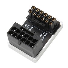 GPU PCIe Connector 600W 12V HPWR 16P To 16P Male To Female 180 Degrees GPU TPOG picture