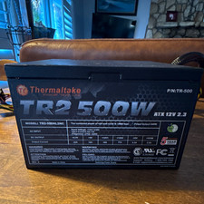 Thermaltake TR2 500W ATX12V 2.3 PSU Black 20+4 Pin TR-500 TR2-500NL2NC picture