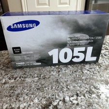 New Genuine Samsung MLT-D105L Black Toner Cartridge MLT-D105L/XAA Sealed OEM picture