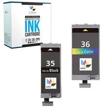 CMYi PGI-35 CLI-36 Ink Cartridges Lot for Canon 35 36 Combo Pack Fits PIXMA picture