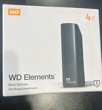 NEW Western Digital WD Elements 4TB Portable USB  3.0 HDD WDBWLG0040HBK-NESN picture