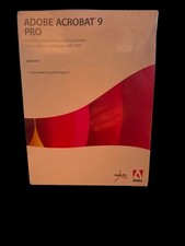Adobe Acrobat  9 Pro for Windows PC Liceensed for 2 PCs  =BRAND NEW SEALED BOX= picture