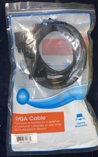 NEW Manhattan SVGA Monitor Cable 311731 Black 6ft 1.8m picture