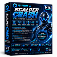Quantora Smart Crash AI EA | MT5 Forex Trading Robot | Expert Advisor picture