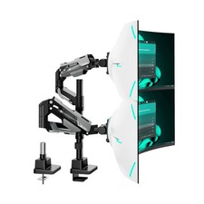 ARES WING Vertical Dual Monitor Mount - 24-57