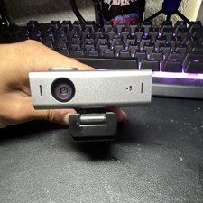 Lumina Clip-On USB Webcam Computer Camera Atomic Gray w/ Clip Stand USB Cable picture