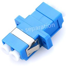 6Pcs LC to LC Duplex Fiber Flange Coupler Fiber Optical Adapter Connector LC-LC picture