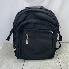Targus Laptop Bag Backpack Black  Padded  Multi Pocket VINTAGE picture