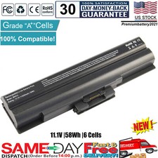 Battery for Sony VAIO PCG-3B4L PCG-3C2L PCG-3C3L PCG-81115L PCG-81214L Black US picture