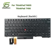 New Backlit US Keyboard 01YP280 For Lenovo ThinkPad E480 L480 T480S T490 01YP520 picture