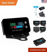 Waterproof Battery Monitor with Bracket 7-100V,12v 24v 36v 48v 60v 72v Digita... picture