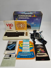 Vintage Commodore VIC-20 w/ 64 Box, Power Adapter, Reference Card & Books picture