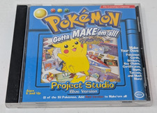 Pokemon Gotta Make Em All Project Studio Blue Version PC Complete CIB w/ Manual picture