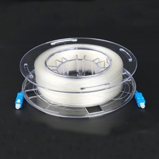 Invisible Transparent Fiber Optic Cable SC UPC for FTTH FTTR Indoor Extension picture