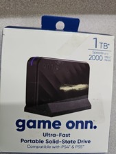 Onn. Gaming Portable SSD 1TB Compatible With PS4 & PS5 PC Mac 2000MB/s picture
