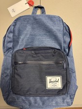 Herschel Classic Pop Quiz 22L Laptop Backpack Blue Jean 17.5” H x 11.75” W x 6 D picture
