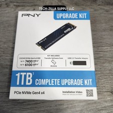 PNY CS2340 1TB M.2 2280 NVMe PCIe Gen4x4 SSD 7400/6100MB/s Kit picture