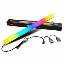 1/2/3/5pcs Coolmoon 5V/3Pin Small 4Pin AR30 RGB LED Strip Double-sided Magnetic picture