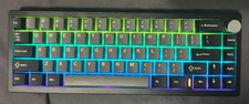YUNZII AL68 Wireless Aluminum CNC Mechanical Keyboard  (Black/Milk V2 Switches) picture