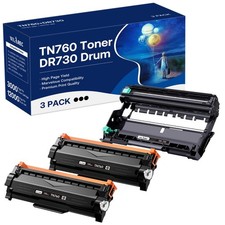 WEAREC TN760 Toner Cartridge and DR730 Drum Unit Replacement for Brother TN-760 picture