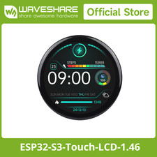 Waveshare ESP32-S3 1.46inch Round Display Development Board 412×412 Support WiFi picture