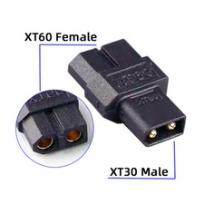 Cablecy XT60 Female SC100 Protocol to XT30 Male Fast Charging Adapter for RC picture