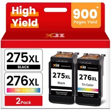 XJI 275XL 276XL Replacement For Canon 275 And 276 Ink Cartridges TS3700 TR4700 picture