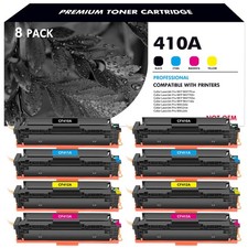8PK 410A CF410A Toner Compatible with HP LaserJet Pro MFP M477fdw M377dw M452dn picture