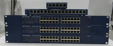SET OF 5 NETGEAR ProSafe JGS524/FS116/FS105 24-Port Rackmount Switch picture