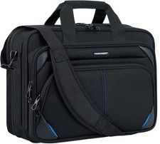 Elegant 17.3 Inch Expandable Laptop Briefcase - Ideal for Business Travel picture