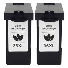 2 Lexmark 36XL BLACK HY Ink Cartridge 18C2170 for 36 XL X6650 X5650es Printer picture