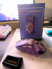 Higround Hunter x Hunter Killua Wireless Gaming Mouse 26000 DPI 5-Button Purple picture