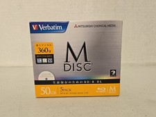 Verbatim M-DISC 50GB BD-R-DL 5pk, 1000yr Archival/Inkjet Printable #DBR50RMDP5V1 picture